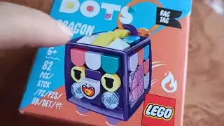 Конструктор LEGO DOTS Брелок для сумочки &laquo;Дракон&raquo; 82 деталей (41939)