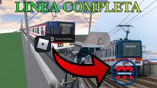 LINEA 1 DE METRORREY PERO EN ROBLOX😱| LINEA COMPLETA🚇 #metrorrey #monterrey