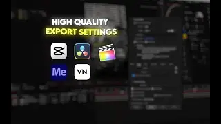 High Quality Export Settings | Instagram | Tiktok| BilloXD