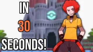 Every Pokemon Elite Four in 30 Seconds! (Gen 1-4)