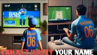 How To Make Cricket Team T-Shirt Image | Cricket Team T Shirt Video Editing | Bing Image Creator