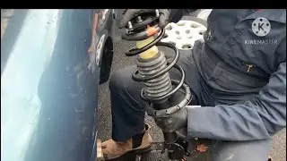 How to replace your front struts- Nissan Sentra
