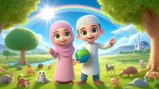 Allah Made Everything 🌈 | Beautiful Islamic Nursery Rhyme for Kids | Learn About Allah&rsquo;s Creations