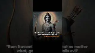 Ram Navami Message Good Always Defeats Evil #shorts #RamNavami #ShriRam #GoodVsEvil #Ramayana #ram