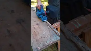 O PODER da plaina el&eacute;trica Bosch #diy