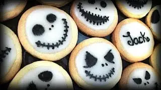 Galletas de mantequilla de Pesadilla antes de Navidad - Especial Halloween