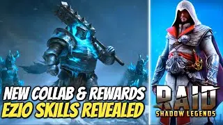 Ezio Skills & Rewards Revealed [New Collab] - RAID: Shadow Legends