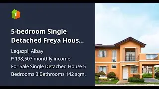 5-bedroom Single Detached Freya House in 223sqm Lot Area For Sale in Legazpi Albay