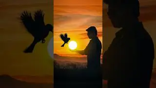 Sunset 🌇 Creative Photo Editing Tutorial / #picsart #photography #shortvideo