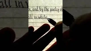 Handwriting E. A. Poe&rsquo;s &ldquo;To Helen&rdquo; Part 6