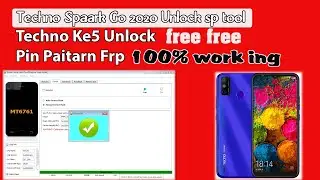 How to Unlock Spark Go 2020ke5 With Sp Flash tool | Tecno Spasrk Go 2020 [Ke5] unlock Sp flash tool