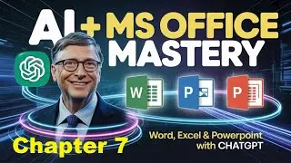AI IN POWERPOINT ChatGPT - AI For Microsoft Office   Automate Excel, Word#aitools #hybridleering