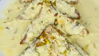 Bread Rabdi recipe!delicious,amazing,bread dessert recipe!#breaddessertrecipe#easyrabdibreaddessert