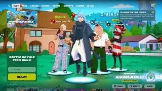 🔴 LIVE - DAY 1 | NEW SIMPSONS FORTNITE SEASON IS HERE | UVIGAMER