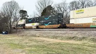 BNSF Intermodal Train 24 Byhalia MS