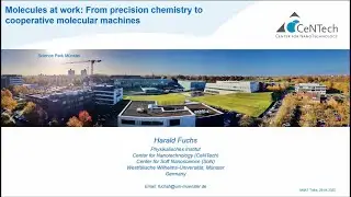 Harald Fuchs_Molecules at work: From precision chemistrytocooperative molecular machines