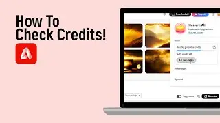 How to Check Credits of Adobe Firefly Account [easy]