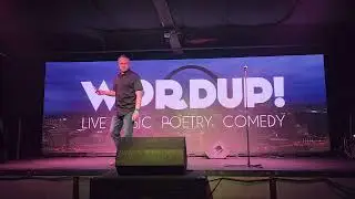 Quick magic set at Wordup! Open Mic! 