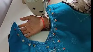 Neck Finishing Tips And Tricks | Neck Design Ideas | #fashion #viral #viralvideo