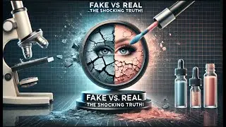 Fake vs. Real Makeup Under a Microscope &ndash; The Shocking Truth!