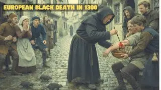Life in Europe During the Black Death 1300s ( AI Reconstruction )