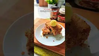 Coconut French Toast #shorts #youtubeshorts #easy #viraltoastrecipe