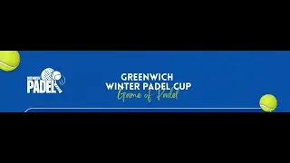 Live - Day 2 - Court 3 - Greenwich Winter Padel Cup - TNVisions