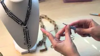 Arya Lariat Necklace Tutorial