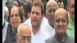 Day 2 Cong Others Protest Against Mps Suspension