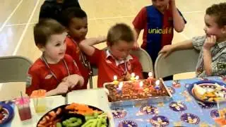 kyle nagy 6th birthday cake n candles