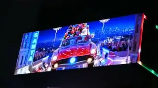Christmas Art Billboard Sunset Blvd Los Angeles California USA December 24, 2025