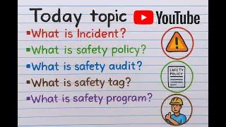 Incident vs  Accident Safety Tags & Policy Explained Simply #safetyfirst