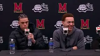 Darius Adams, Elijah Saunders recap Maryland men's basketball's 82-81 exhibition win vs. UMBC