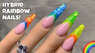 Hybrid Rainbow Nails! | Nail Sugar