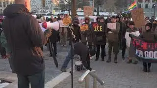 Anti-ICE rally held in Hartford in solidarity with Minnesota protests