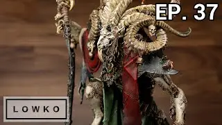 Painting the Warhammer Vizzik Skour Prophet of the Horned Rat with Lowko! (Ep. 37)