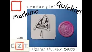 Zentangle® Quickie: Markuno