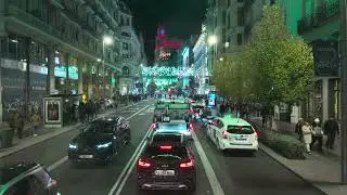 🇪🇦 Scenic Drive in Madrid City at Christmas - 4K HDR