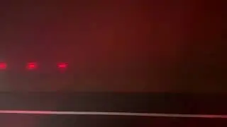 Nighttime takeoff from Oslo Airport