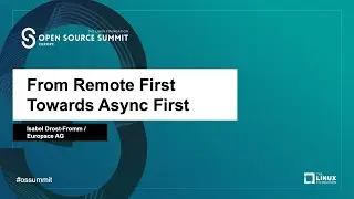 From Remote First Towards Async First - Isabel Drost-Fromm, Europace AG