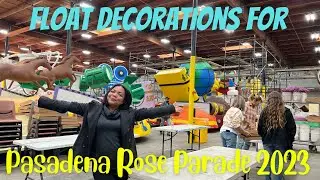 VOLUNTEERING FOR FLOAT DECORATIONS - PASADENA ROSE PARADE 2023