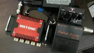 #381 - Boss Metal Zone MT-2 + Hotone Heart Attack + Falantes Eld Power Master 75 + Cort CR 250 LP