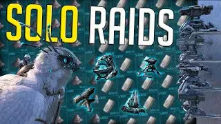 1 Day Of SOLO Raiding Tek Bases In ARK