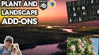Лучшие дополнения по РАСТЕНИЯМ И ЛАНДШАФТУ для Blender!