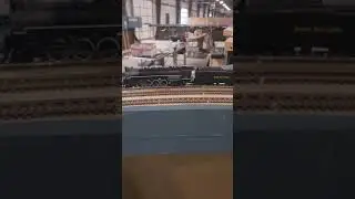 HO Scale Nickel Plate Road steam train at Timonium Train Show