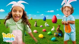 Caça aos Ovos de Páscoa - Música Infantil por Bella e Lucca Show