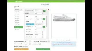 Custom Shoe configure by product personalizer