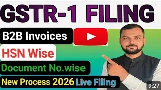 GSTR 1 Return Filing | How to File GSTR 1 | GST R1 Filing | GSTR1 Kaise Fill Kare | GST r1 Filling