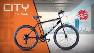 Best Shimano Gear Cycle Under ₹10000 | Product Feature Video | Cradiac City Bike 7 Speed