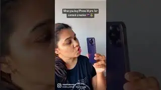 Content creation with IPhone 14 pro 🤗